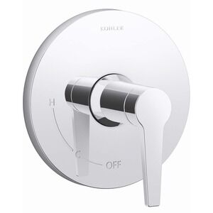 Kohler Pitch R/T Sequential Valve Trim with Handle TS74042-4-CP, Polished Chrome